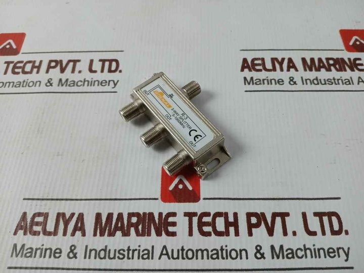 Lot Of 2X Signal 5-1000 Mhz Coax Cable Tv Antenna Tv Signal 2-way Splitter