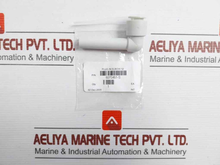 Lot Of 2X Size-12 Plug In Elbow Pneumatic Fitting Smc 6070461-s