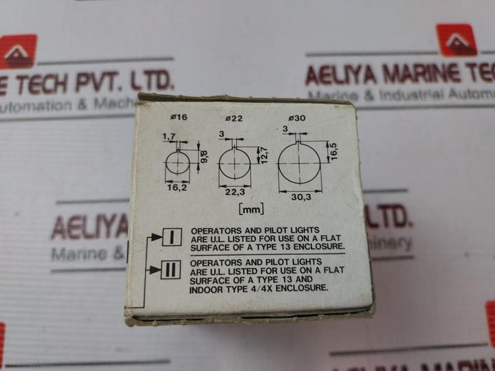 Lot of 2X SQUARE D D1V2G Pilot Light Bezel