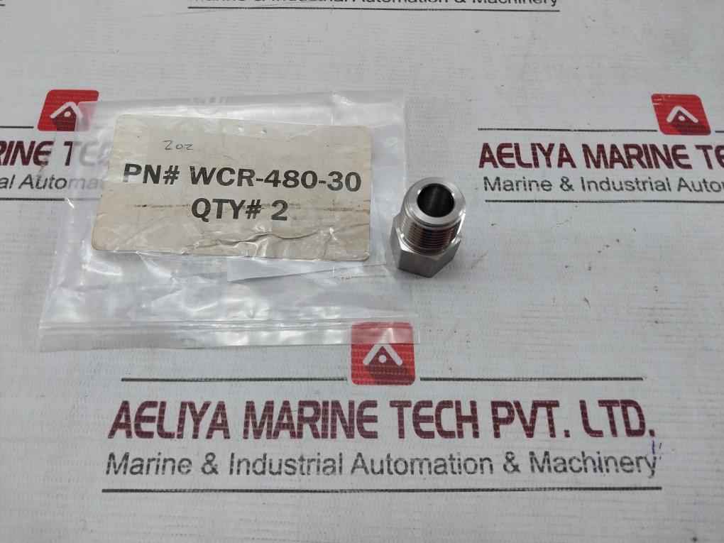 Lot Of 2X Swagelok 316 L29 Tube Adapter Wcr-480-30