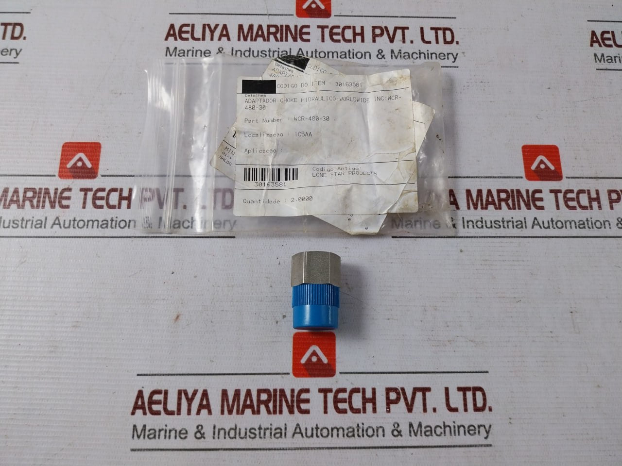 Lot Of 2X Swagelok 316 Xzl Hydraulic Adapter Fitting Wcr-480-30 30163581