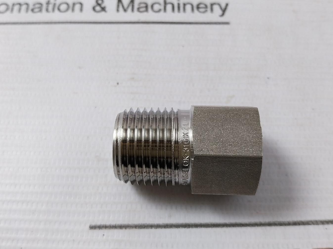 Lot Of 2X Swagelok 316 Xzl Hydraulic Adapter Fitting Wcr-480-30 30163581