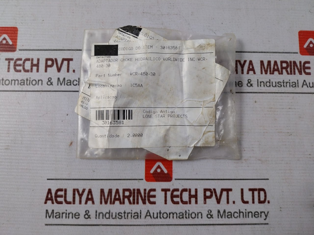 Lot Of 2X Swagelok 316 Xzl Hydraulic Adapter Fitting Wcr-480-30 30163581