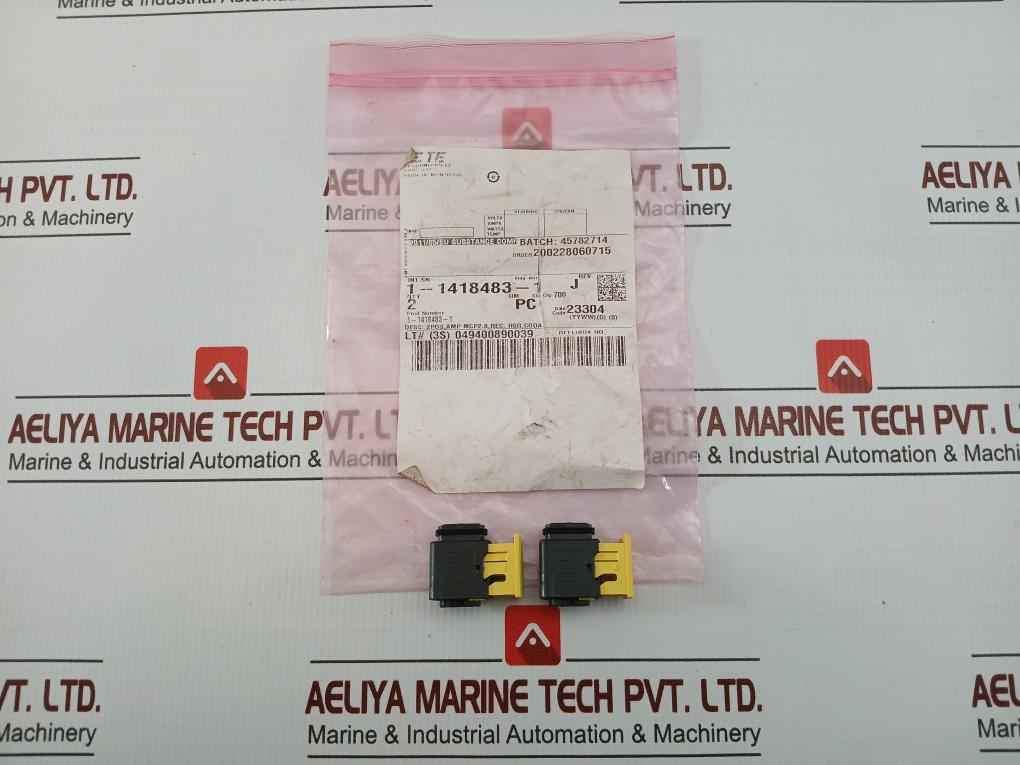 Lot Of 2X Te Connectivity Amp Mcp 2.8 Automotive Connector 1-1418483-1 Rev J