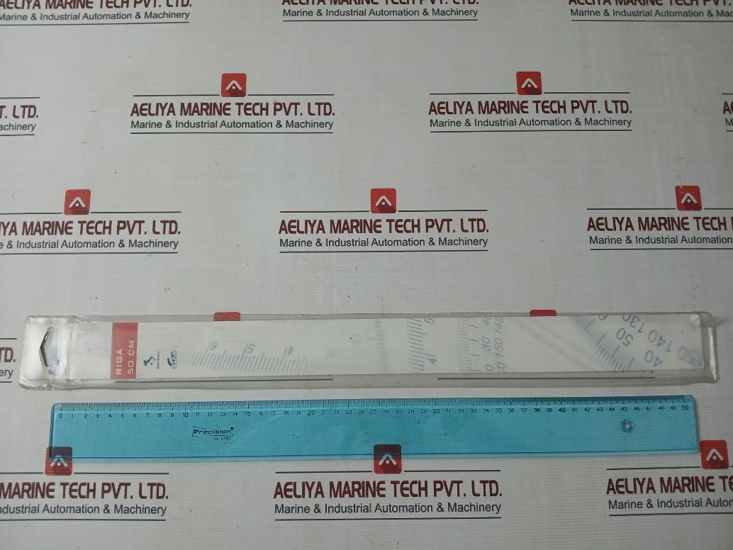 Lot Of 2X Technical Line Riga 50 Cm Linear Ruler