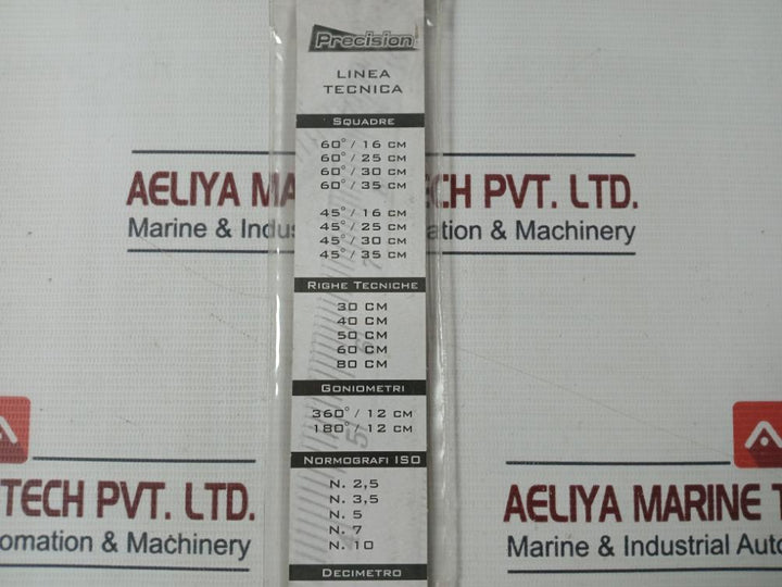 Lot of 2X Technical Line RIGA 50 CM Linear Ruler
