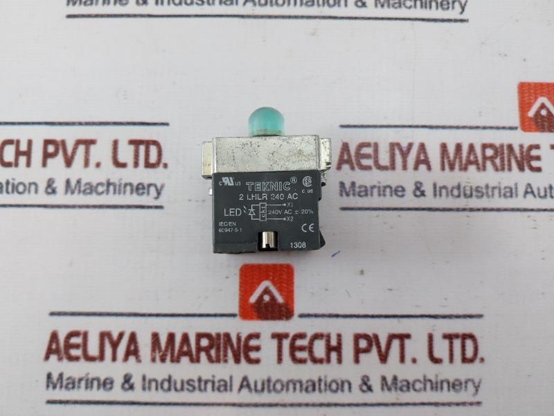 Lot of 2X Teknic 2 LHLR 240 Ac Illuminated Pushbutton 1308
