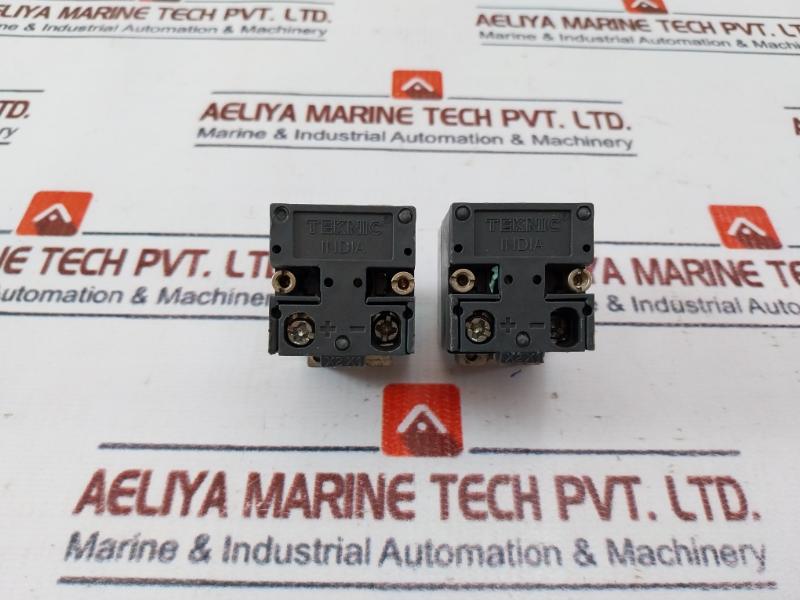 Lot of 2X Teknic 2 LHLR 240 Ac Illuminated Pushbutton 1308
