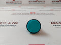Lot of 2X Telemecanique Schneider Electric Zb4 Bv033 Green Round Pilot Light