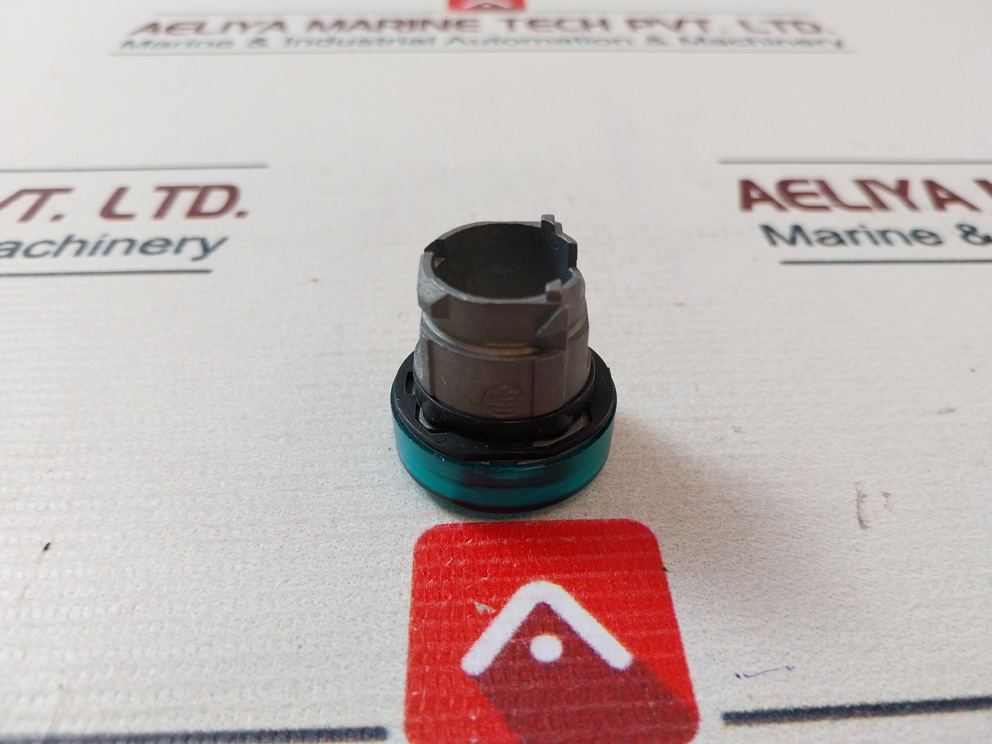 Lot Of 2X Telemecanique Schneider Electric Zb4 Bv033 Green Round Pilot Light