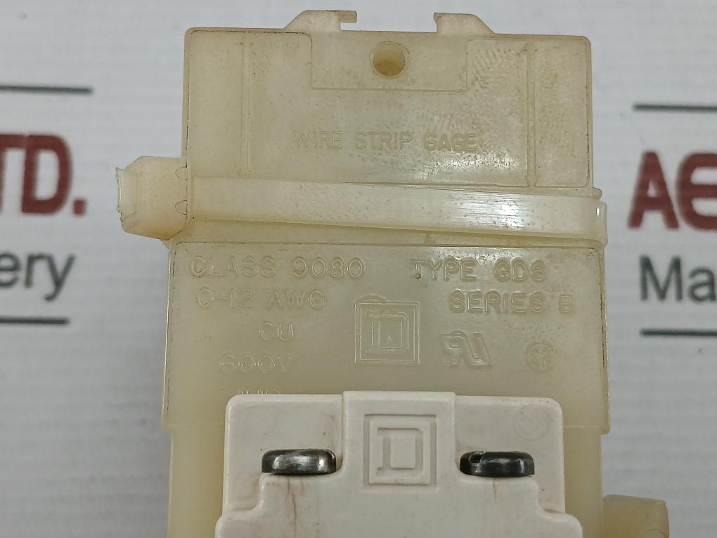 Lot Of 2X Terminal Block Connector Gd6 Brand Square D 170 Gm