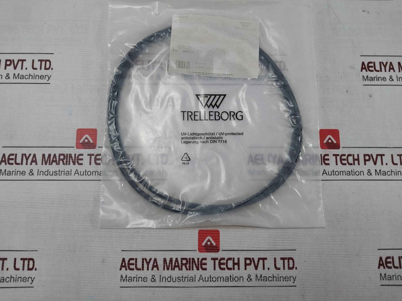 Lot Of 2X Trelleborg Orar00368-n7083 O-ring Nbr 70 Shore A Black 196 22 X 5