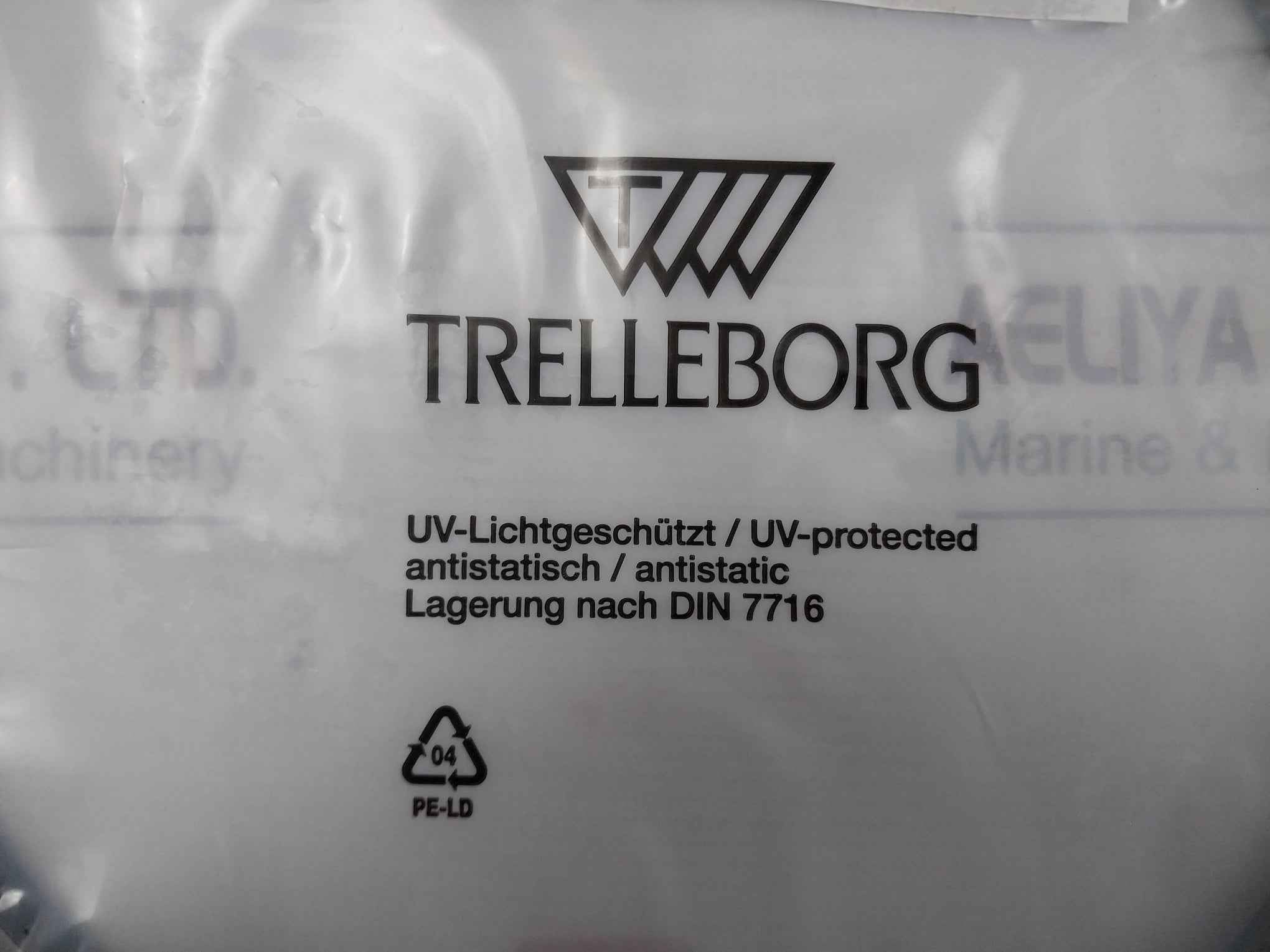 Lot Of 2X Trelleborg Orar00368-n7083 O-ring Nbr 70 Shore A Black 196 22 X 5