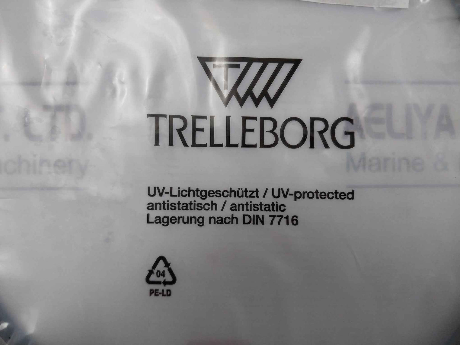 Lot Of 2X Trelleborg Orar00368-n7083 O-ring Nbr 70 Shore A Black 196 22 X 5