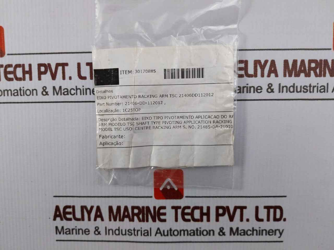 Lot Of 2X Tsc 21406-dd-112012 Pivot Shaft Used Or A Center Racking Arm