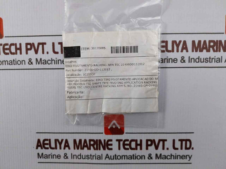Lot Of 2X Tsc 21406-dd-112012 Pivot Shaft Used Or A Center Racking Arm
