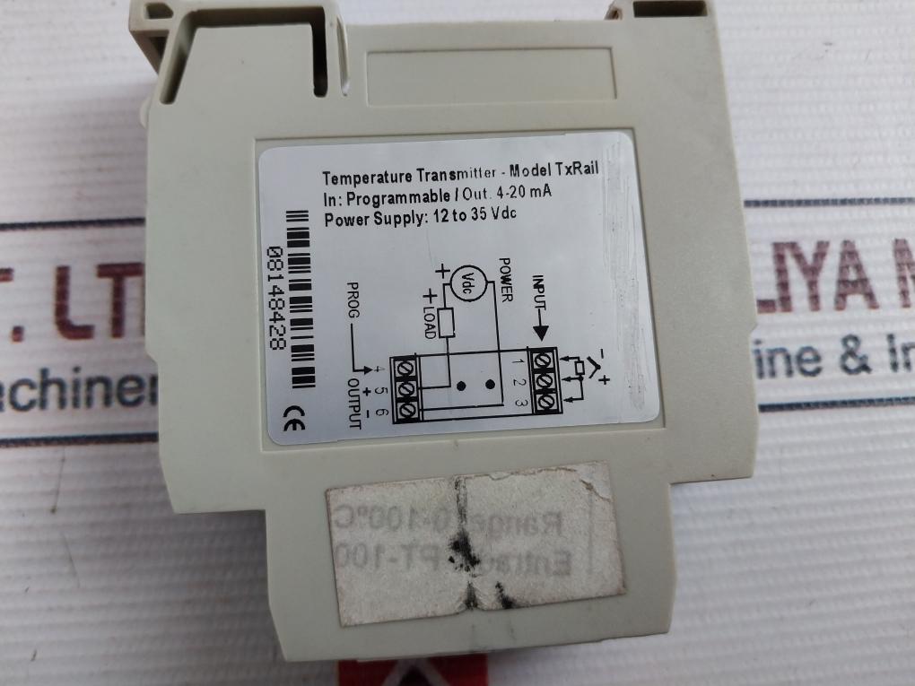 Lot Of 2X Txrail 4-20 Ma Temperature Transmitter 12 To 35 Vdc