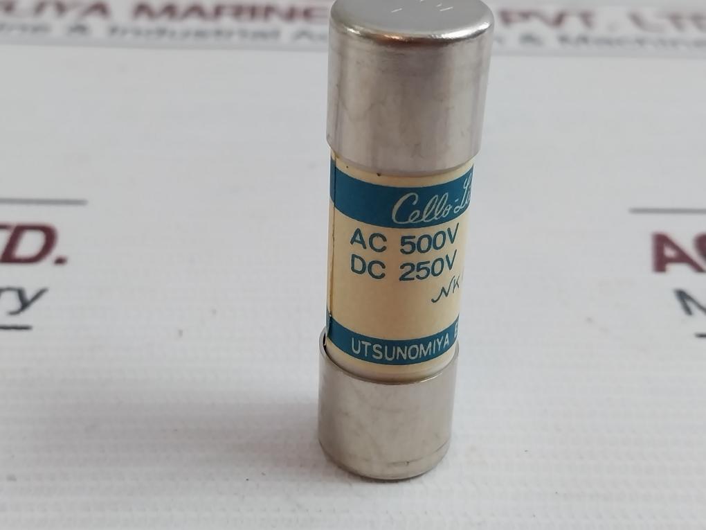Lot Of 2X Utsunomiya Electric Uc1 Cello-lite Fuse 216200-0001 Ac 500V