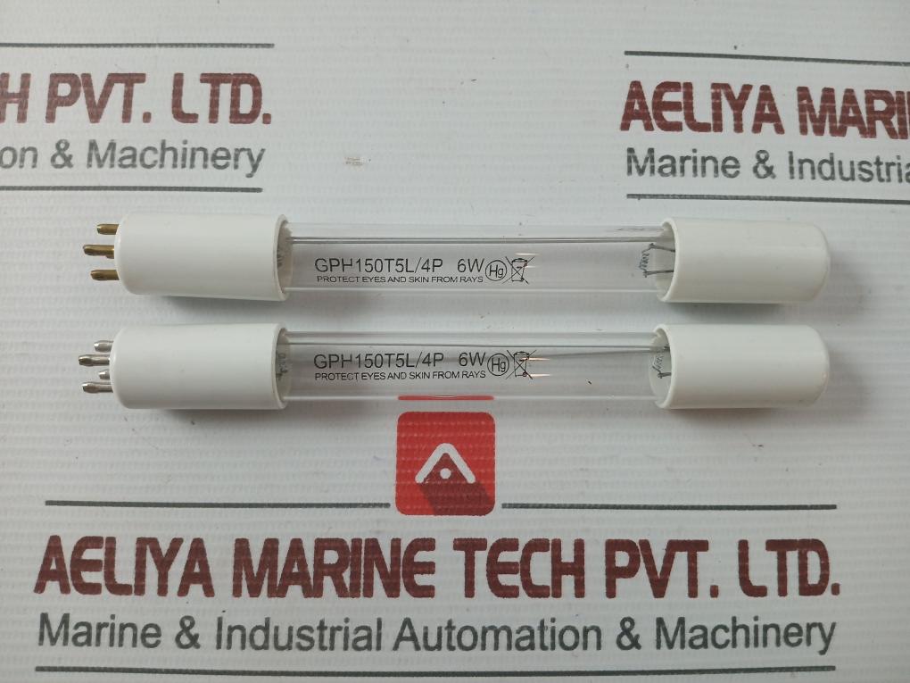 Lot Of 2X Uv Lamp 6W Gph150T5L/4P