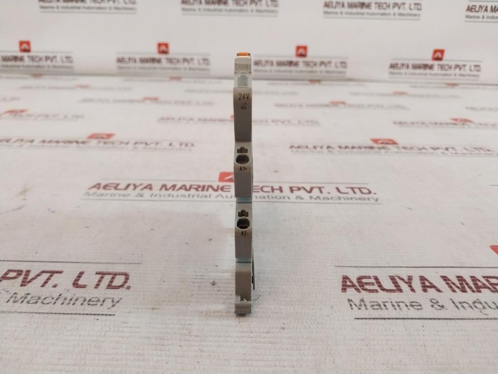 Lot of 2X Wago 857-304 Relay Module 24V DC 250V AC/6A A23092-A1024-A301 60 C