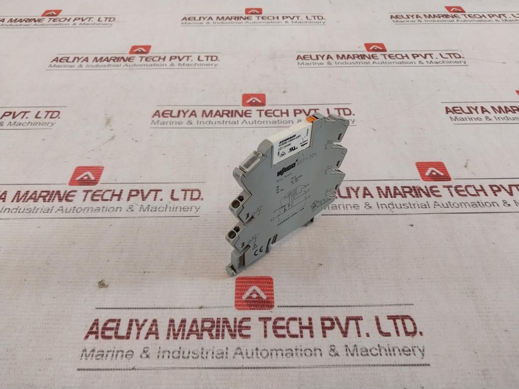 Lot of 2X Wago 857-304 Relay Module 24V DC 250V AC/6A A23092-A1024-A301 60 C