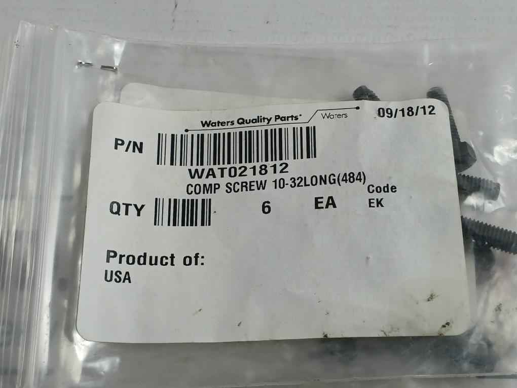 Lot Of 2X Wat021812 Waters Compression Screw