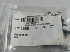 Lot Of 2X Wat021812 Waters Compression Screw
