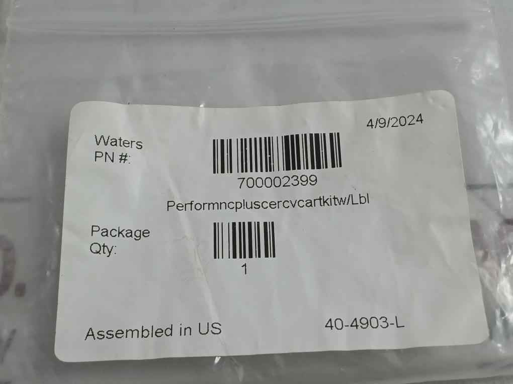 Lot Of 2X Waters Check Valve Cartridge 700002399