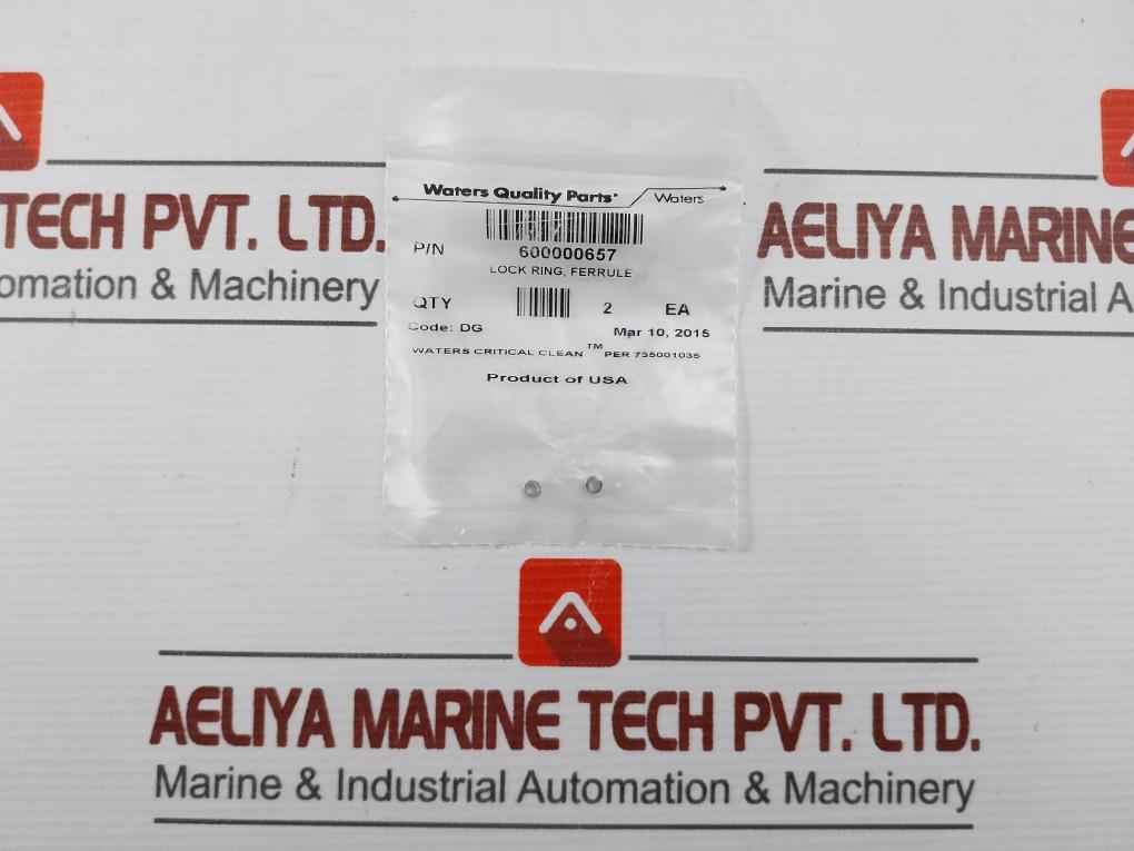 Lot Of 2X Waters Lock Ring Ferrule 600000657