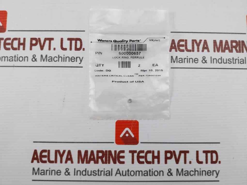 Lot Of 2X Waters Lock Ring Ferrule 600000657