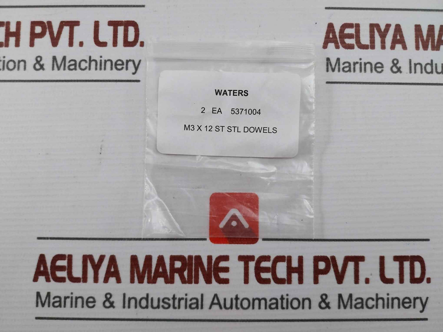 Lot Of 2X Waters M3 X 12 St Stl Precision Dowel Pin 5371004