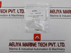 Lot Of 2X Waters Peek Size: 6-40 405004199  Short One Piece Fitting