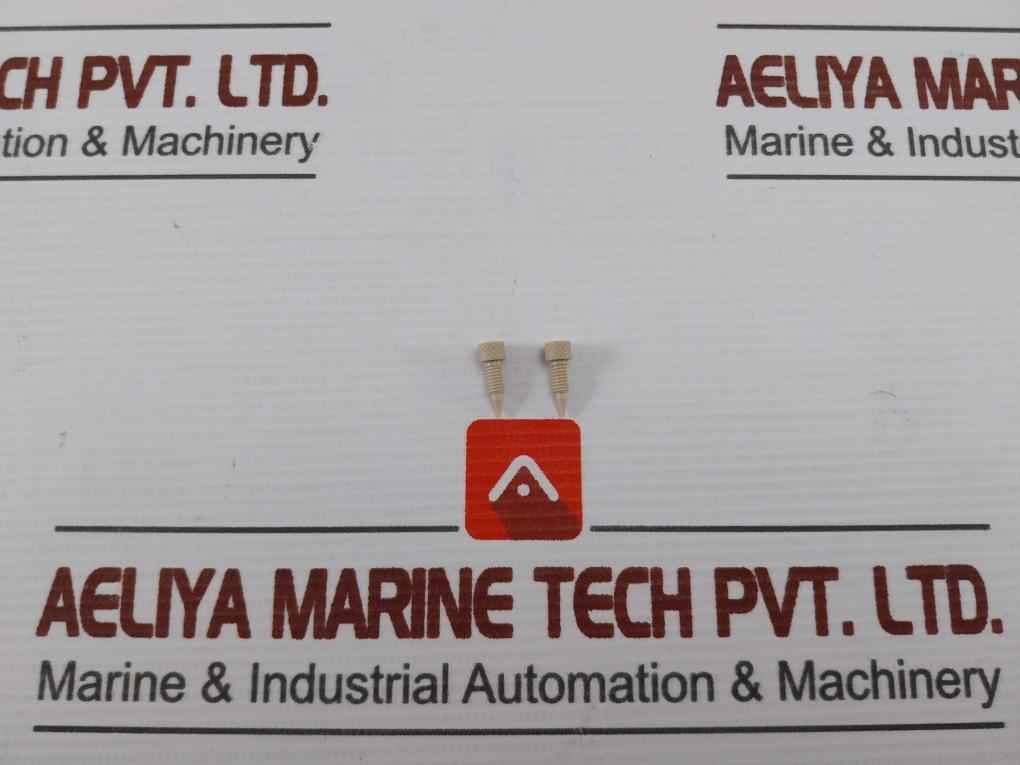 Lot Of 2X Waters Peek Size: 6-40 405004199  Short One Piece Fitting