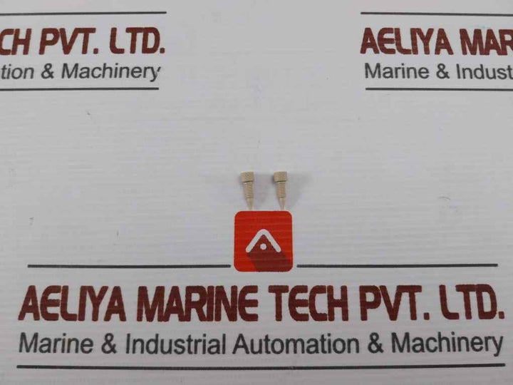 Lot Of 2X Waters Peek Size: 6-40 405004199  Short One Piece Fitting