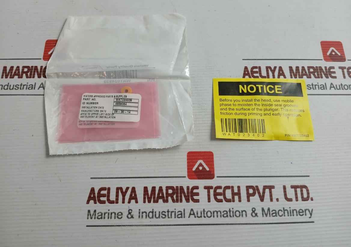 Lot Of 2X Waters Plunger Seal 1/8 In With Bearing Part No: Wat024939