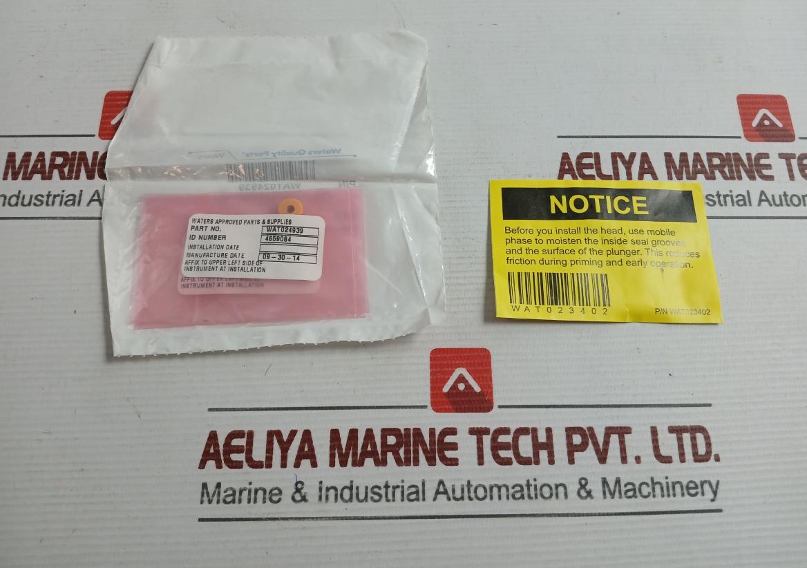 Lot Of 2X Waters Plunger Seal 1/8 In With Bearing Part No: Wat024939