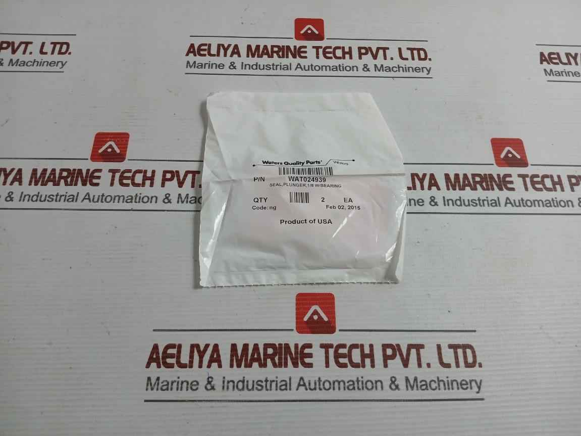 Lot Of 2X Waters Plunger Seal 1/8 In With Bearing Part No: Wat024939