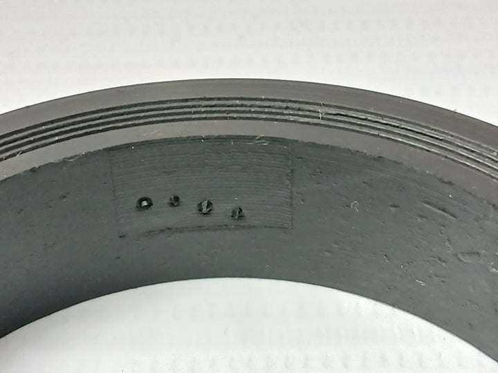 Lot of 2X WECO 3201465 Black Nitrile Rubber O Ring 2X3/16Pol