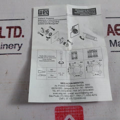 Lot Of 2X Weg CSW-BFI2 Pushbutton And Signaling Switch