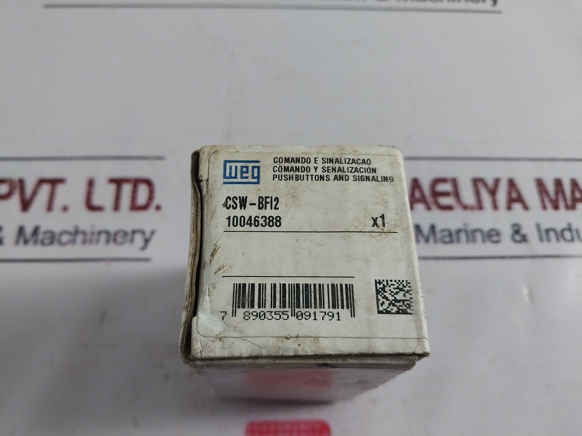 Lot Of 2X Weg CSW-BFI2 Pushbutton And Signaling Switch