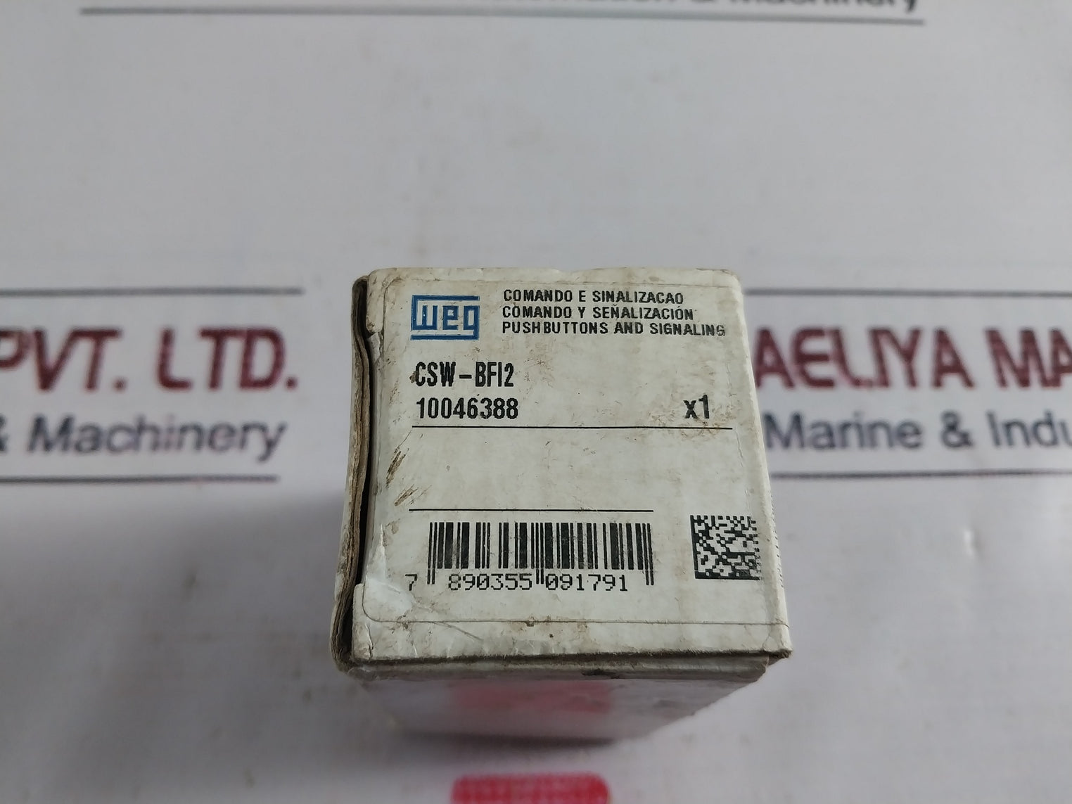 Lot Of 2X Weg CSW-BFI2 Pushbutton And Signaling Switch