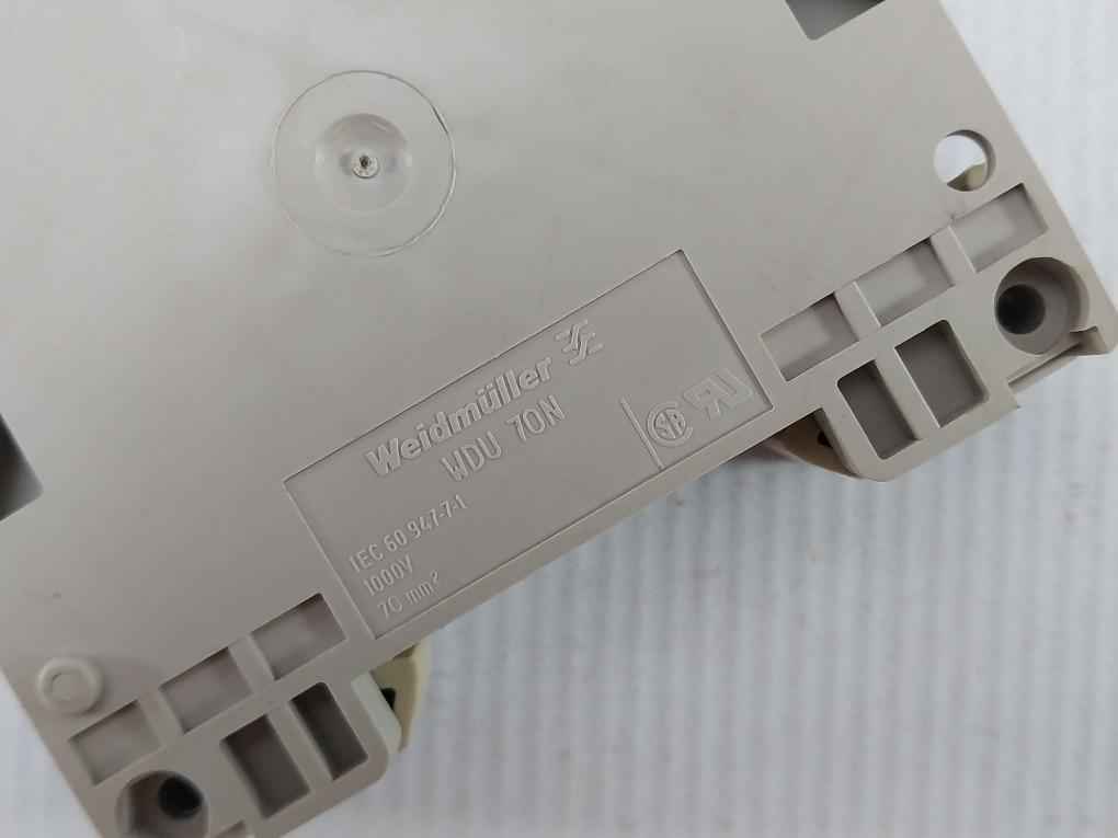 Lot Of 2X Weidmuller 951219 Terminal Block 1000V Wdu 70N