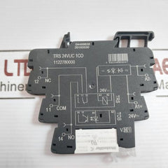 Lot of 2X WEIDMULLER TRS 24VUC 1CO Solid State Relay 60C 6A/250V/AC1 24V 250VAC