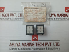 LOT of 2X EUROPA T120/55 White Light Rocker Switch 250VAC