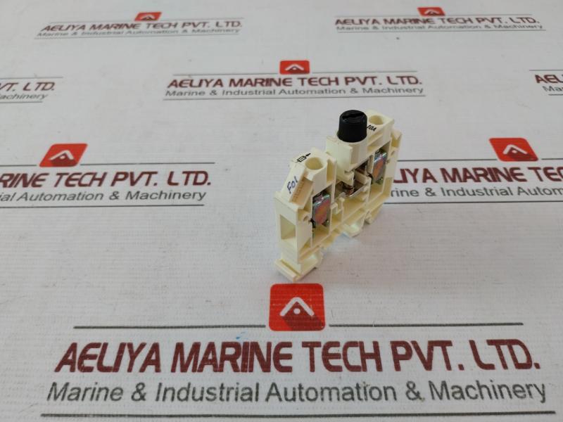 Lot Of 2X Wieland Wk 10/Si U Terminal Block 500V 10A Screw Connection