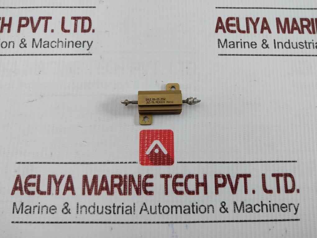 Lot Of 2X Wirewound Resistor Chassis-mount Rh-25 25 W Dale 0.5Ω