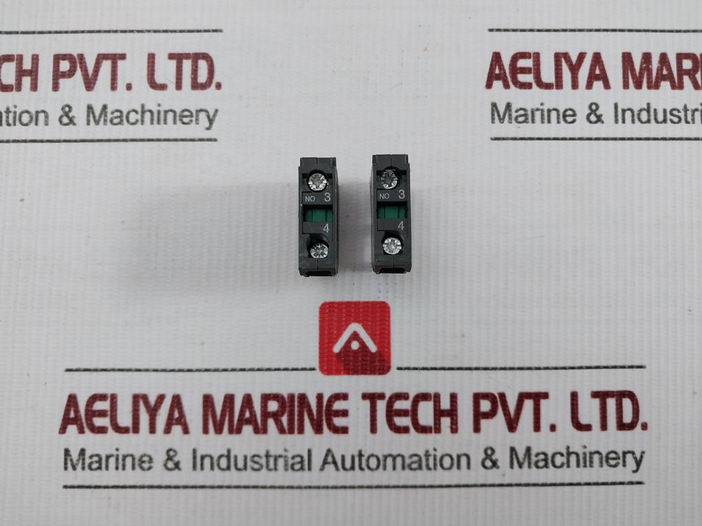 Lot Of 2X Xider Single Contact Block 240V 6A Part No Zbe-101