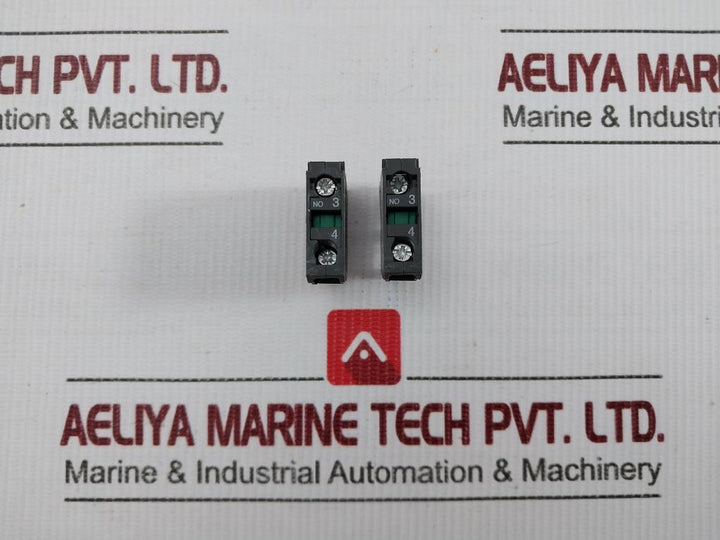 Lot Of 2X Xider Single Contact Block 240V 6A Part No Zbe-101