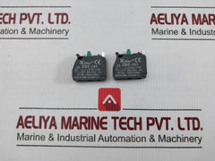 Lot Of 2X Xider Single Contact Block 240V 6A Part No Zbe-101