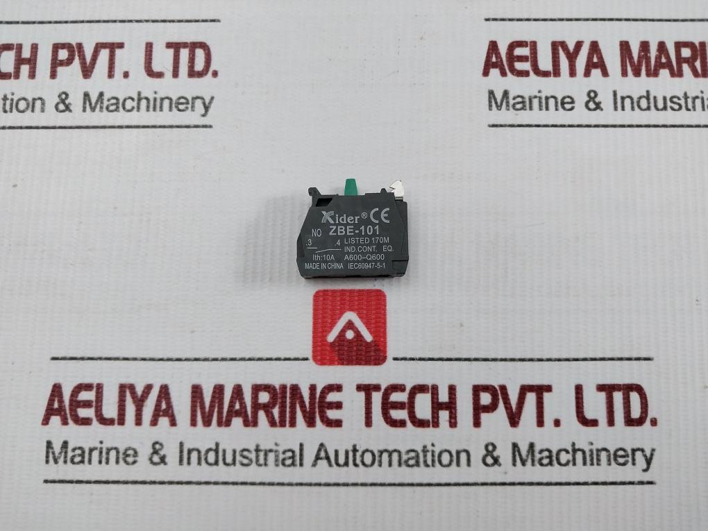 Lot Of 2X Xider Single Contact Block 240V 6A Part No Zbe-101